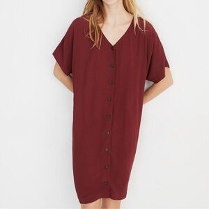 Madewell Button-Front Easy Dress